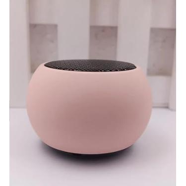 Imagem de Mini Caixa De Som A Gold Sm - 01 TWS Bluetooth 3W Potente Portátil Som Estéreo (Rosa)