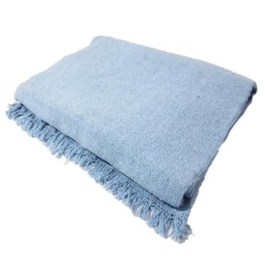 Imagem de Cobertor de sofá extra grande 300 x 180m tipo capa de sofá(Azul Bebê)