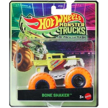 Imagem de Hot Wheels Monster Trucks Brilha Bone Shaker - Mattel