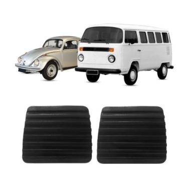 Imagem de Kit Capa Pedaleira Fusca 1977 A 1994 Kombi 1976 A 2014 - Mil Pecas