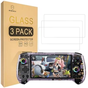 Imagem de Mr.Shield Protetor de tela compatível com ANBERNIC RG557 [vidro temperado] [pacote com 3] [vidro japonês com dureza 9H]
