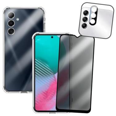 Imagem de Kit Capinha Antishock + Película de Vidro 3D + Lente Câmera para Galaxy M54