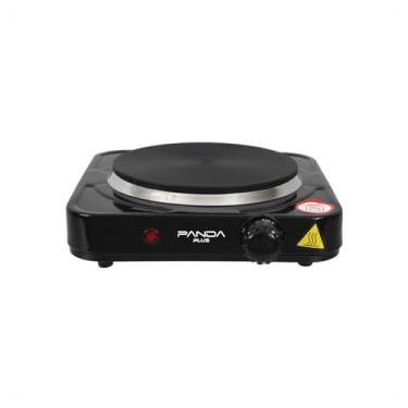 Imagem de Fogão Elétrico Portátil Fogareiro Cooktop de Mesa 1 Boca Panda Plus 1000W Preto 220v