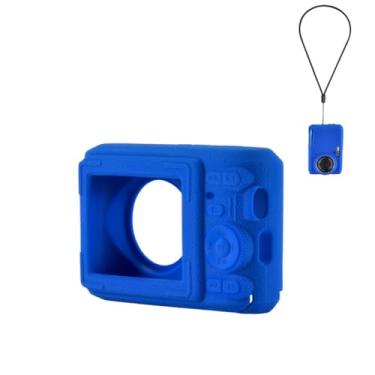 Imagem de Capa protetora de silicone para Kodak PIXPRO FZ45 capa de câmera digital, à prova de choque, resistente a arranhões, com acesso total aos botões para capa Kodak PIXPRO (azul)