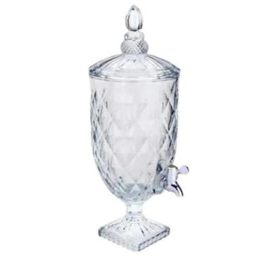 Imagem de Suqueira / Dispenser de vidro 5 litros para suco, bebidas - GP Inox