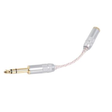 Imagem de Ymiko Alto Desempenho 6,35 Mm Male a 4,4 Mm Adaptador Feminino Cabo Projetado para Audiófilos Com Compatibilidade para Moukey Mpamp1 e KGUSS DAC X6