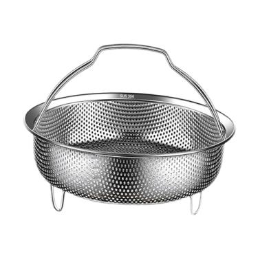 Imagem de Generic Cesta de Cozimento para Panela de Arroz Wok, Cesta para Cozinhar Vegetais, Inserção para Vapor em Panela de Arroz, 22cm