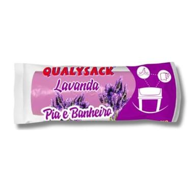 Imagem de Saco de Lixo 10L com 50 Unidades Perfumado Lavanda Anti-Odores Resistente Banheiro e Cozinha (3)
