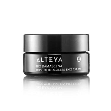 Imagem de Alteya Organics Creme facial certificado orgânico para a pele 1,7 Fl Oz/50 mL Bio Damascena hidratante facial Ageless Rose Otto com óleo de rosa búlgaro orgânico