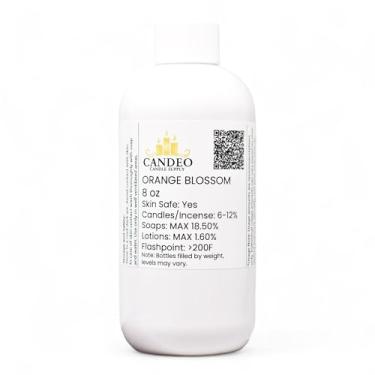 Imagem de Óleo de fragrância de flor de laranjeira (frasco de 236 ml) | fabricação de velas, sabonete, sprays de ambiente, bombas de banho, loção, purificadores de carro, derretimento de cera | Candeo Candle