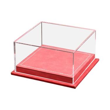 Imagem de Milageto Expositor para Carrinhos em Miniatura Escala 1:64 com Dimensões de 5x4,8x2,6 Polegadas, Vermelho