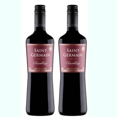 Imagem de Kit 2 Vinho Saint Germain Assemblage Tinto 750ml - Serra Gaúcha