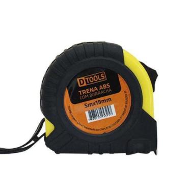 Imagem de Trena Abs 5m X 19mm Com Fita Metálica Antirreflexo E Ponta Magnética -