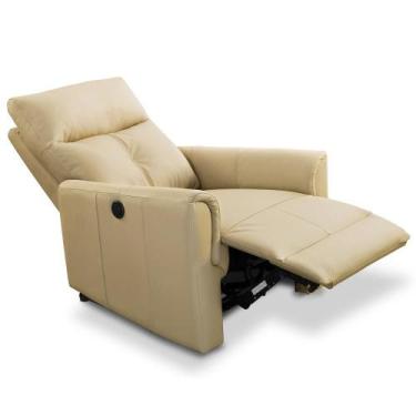 Imagem de Poltrona Retrátil Reclinável Elétrica Para Sala Living Sillon L06 Cour