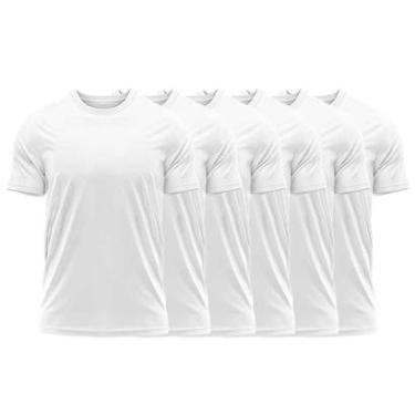Imagem de Kit 6 Camisetas dry Uv Masculina Blusa Camisa Fitness Academia Basica Lisa-Masculino