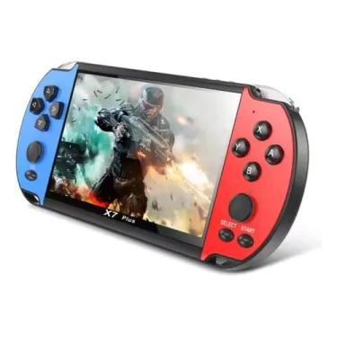 Imagem de Mini Game X7 Plus Retro com 10.000 Jogos, Tela 7" HD, Portátil e Leve, Modelo KA-5883