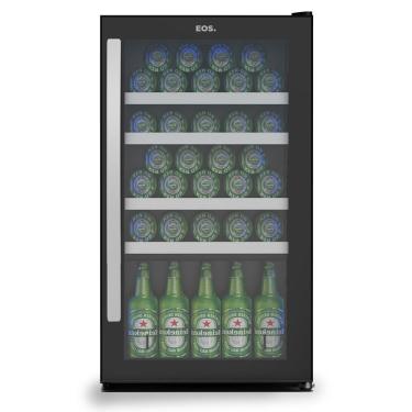 Imagem de Cervejeira EOS Bierhaus 98 Litros Frost Free Compressor Porta de Vidro e Puxador em Inox ECE101 220V