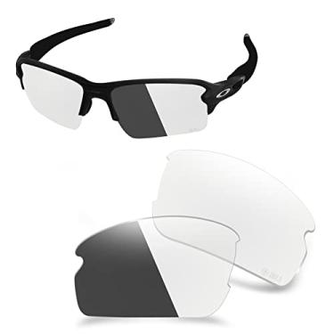 Imagem de AOZAN Lentes de reposição ANSI Z87.1 para óculos de sol Oakley Flak 2.0 XL OO9188 - HI-DEF fotocromático