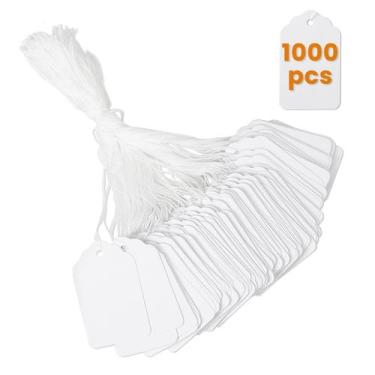 Imagem de Etiquetas de etiquetagem Goefun White Price 1000 PCS 1,75 x 1,1 polega