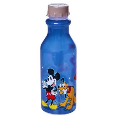 Imagem de Garrafa Água Abre Fácil Mickey Escolar 500 Ml Infantil - Plasútil