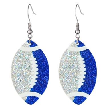 Imagem de YasiIm Brincos femininos delicados de couro com glitter, leves, pendentes, pingentes, elegantes, campeonatos, lantejoulas, folha, gancho, para mulheres, Large, Acrílico, Sem pedra preciosa