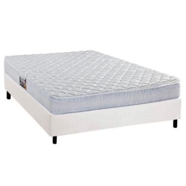 Imagem de Conjunto Box Casal: Colchão Espuma Herval AG65 Frontier + Base CRC Cor
