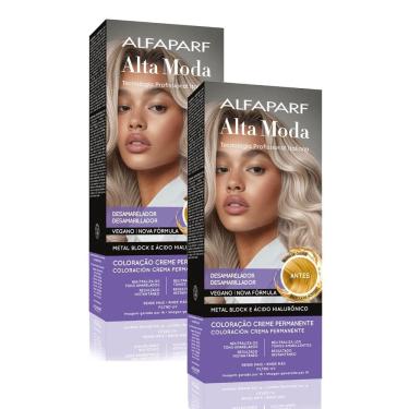 Imagem de Kit 2 Tintura Creme Altamoda Desamarelador Kit