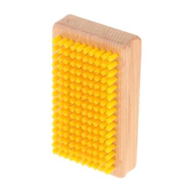 Imagem de UGPLM Escova de cera para esqui, escova de nylon, removedor de cera, ferramenta de depilação para snowboard, acessório de limpeza leve, eficiente, prático e