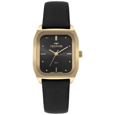Imagem de Relógio Technos Feminino Ref: 2035Ncp/0P Retangular Dourado