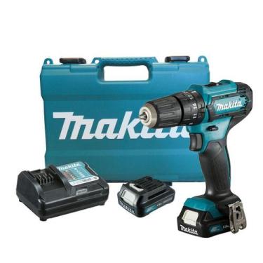 Imagem de Parafusadeira e Furadeira de Impacto Makita 12V, com 2 Baterias, Carre