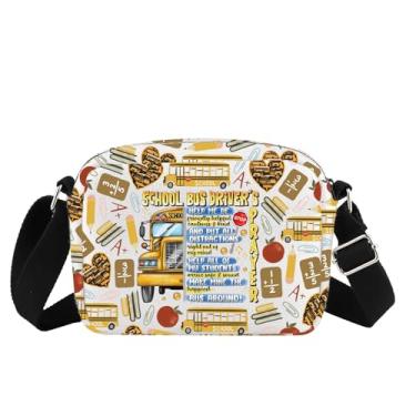 Imagem de MBMSO Presentes de agradecimento de motorista de ônibus escolar bolsa transversal de oração do motorista presentes inspiradores para monitor de ônibus escolar, Driver's Prayer Hb-cb