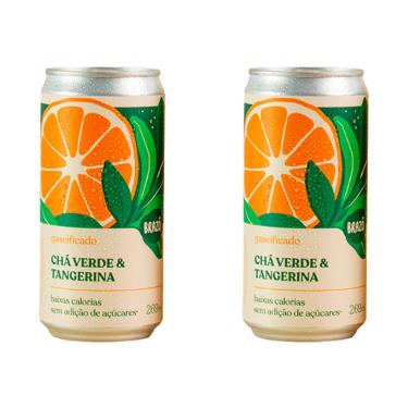 Imagem de Kit 2X: Chá Verde com Tangerina Gaseificado Brazô 269ml