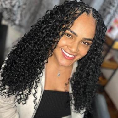 Imagem de Crochet Hair Vustbeauty Boho Box Braids de 16 polegadas para mulheres