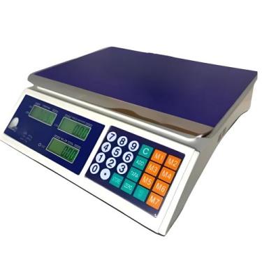 Imagem de Balança Digital 40kg Profissional para Açougue, Feira e Padaria - Bala