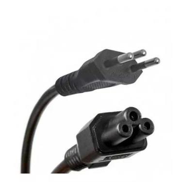 Imagem de Cabo De Força Energia Para Fonte Notebook Tripolar Padrão