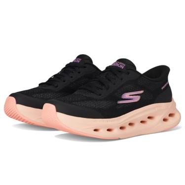 Imagem de Skechers Tênis feminino Max Cushion Glide Step Hartford Hands Free Slip-ins, Preto/roxo, 34
