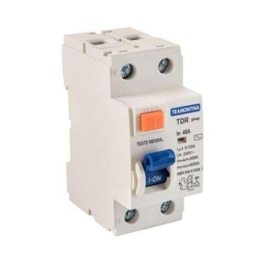 Imagem de Disjuntor Dr Bipolar 40a-30ma Tramontina - Proteção Elétrica