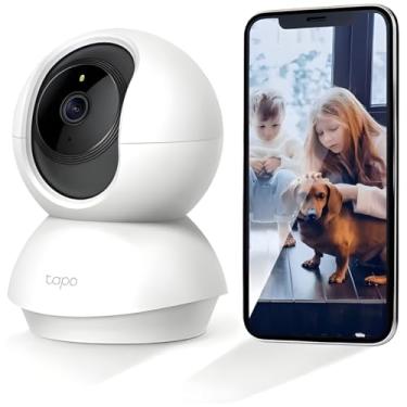 Imagem de Câmera de Segurança Wi-Fi Interna 360º Full HD Com Visão noturna de até 9 metros e Detecção de choro de bebê