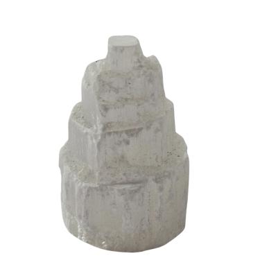 Imagem de Torre de Pedra Selenita Natural Decorativa 6 cm