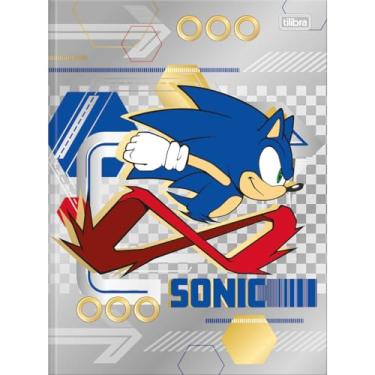 Imagem de Caderno Sonic TILIBRA Universitário BROCHURA - 80 Folhas (Cinza)