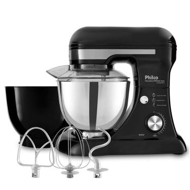 Imagem de Batedeira Planetária Philco PBP600P Turbo Inox Double Bowl 600W 110V