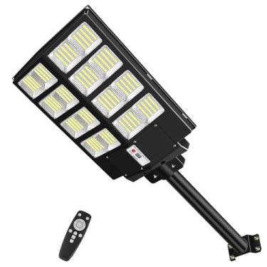 Imagem de Luminária Solar Externa Com Certificação CE, Lâmpada LED Para Rua 600W/800W/1000W/1200W Com Sensor De Movimento, À Prova D'Água, Iluminação Ampla Para Quintal, Entrada De Garagem E Jardim(800w)