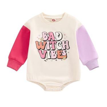 Imagem de Roupa de Halloween FIOMVA Baby Girl Romper + moletom 3-6M