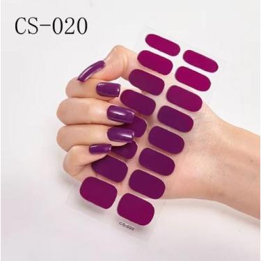 Imagem de Adesivo Gel Para Unhas Esmalte Autocolante Nail Art Luz Uv - Katheon, 