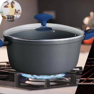 Imagem de Kit De Panelas Com Cor Azul Ideal Como Presente De Natal