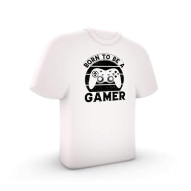 Imagem de Luminária Gamer Camiseta Born To Be Light – Decoração Criativa