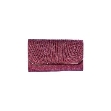 Imagem de CORIOS Bolsa feminina com lantejoulas brilhantes para noite bolsa de mão com glitter, bolsa de ombro brilhante, Fúcsia, Large