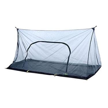 Imagem de barenx Tenda de dormir respirável portátil para acampamento com rede de insetos