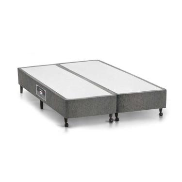 Imagem de Cama Box Base Queen Lux Chenille Gray (158x198x23) - Castor