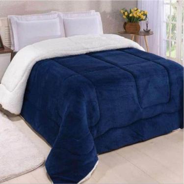 Imagem de Edredom Coberdrom Pryme Solteiro Sherpa E Manta - Royal